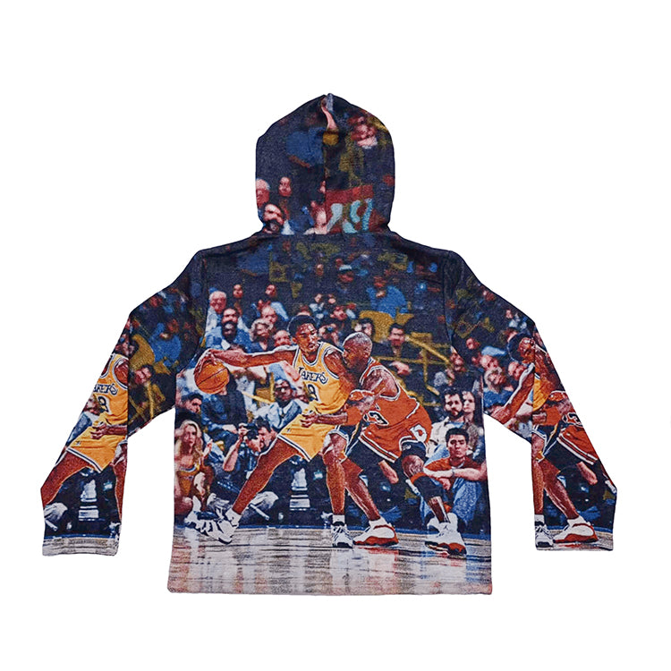 Jordan Guarding Kobe Tapestry Hoodie