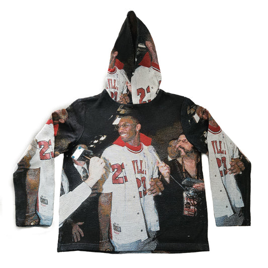 Kobe Bulls Jersey Tapestry Hoodie