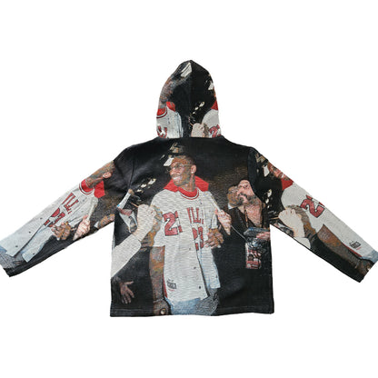 Kobe Bulls Jersey Tapestry Hoodie