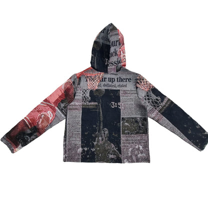 Mike Back Tapestry Hoodie