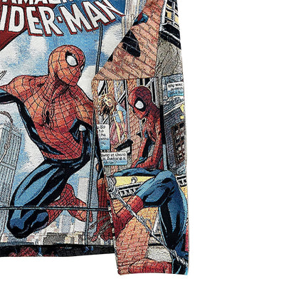 The Red Amazing Spider Man Tapestry Hoodie