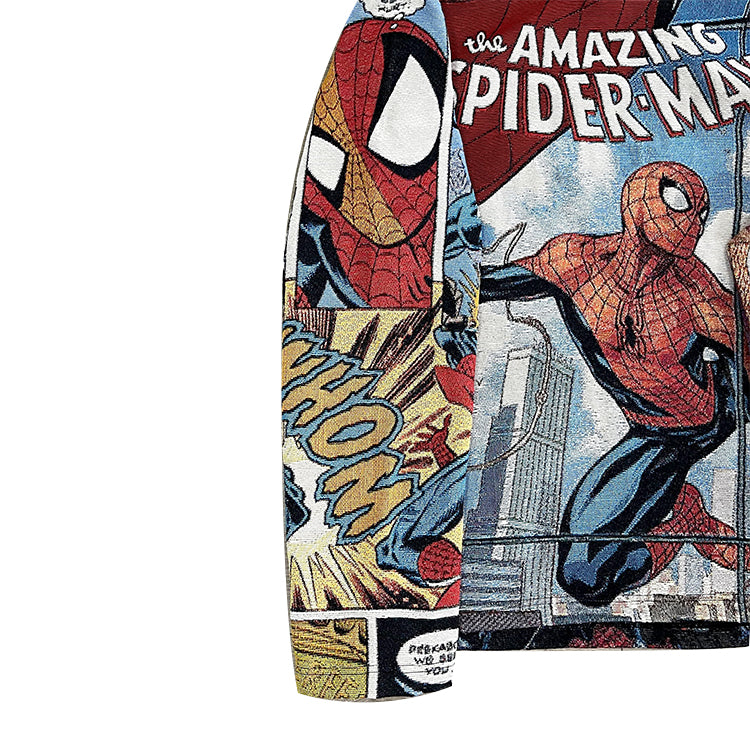 The Red Amazing Spider Man Tapestry Hoodie