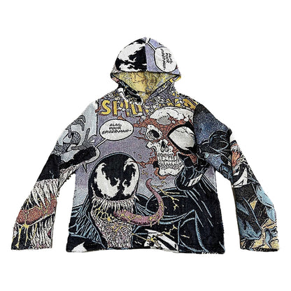 The Amazing Spider Man VS Venom Tapestry Hoodie