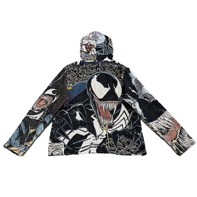 The Amazing Spider Man VS Venom Tapestry Hoodie